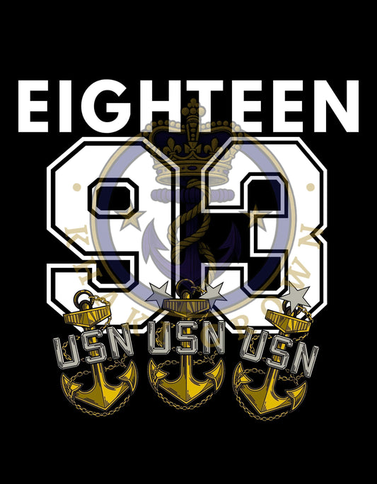 Navy Chief Hoodie/Crewneck EST. 1893