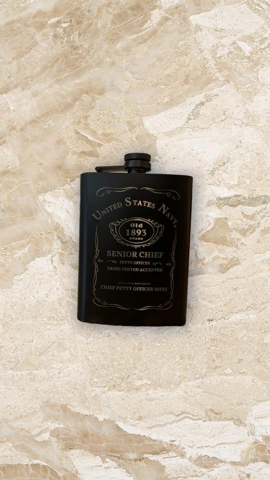 US Navy Chief Flask – 1893 Series | CPO Gift