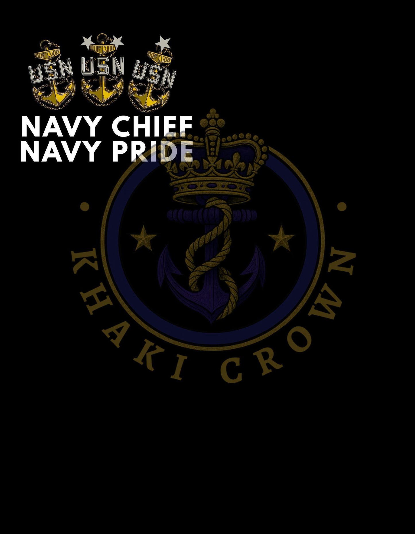 Navy Chief Hoodie/Crewneck EST. 1893