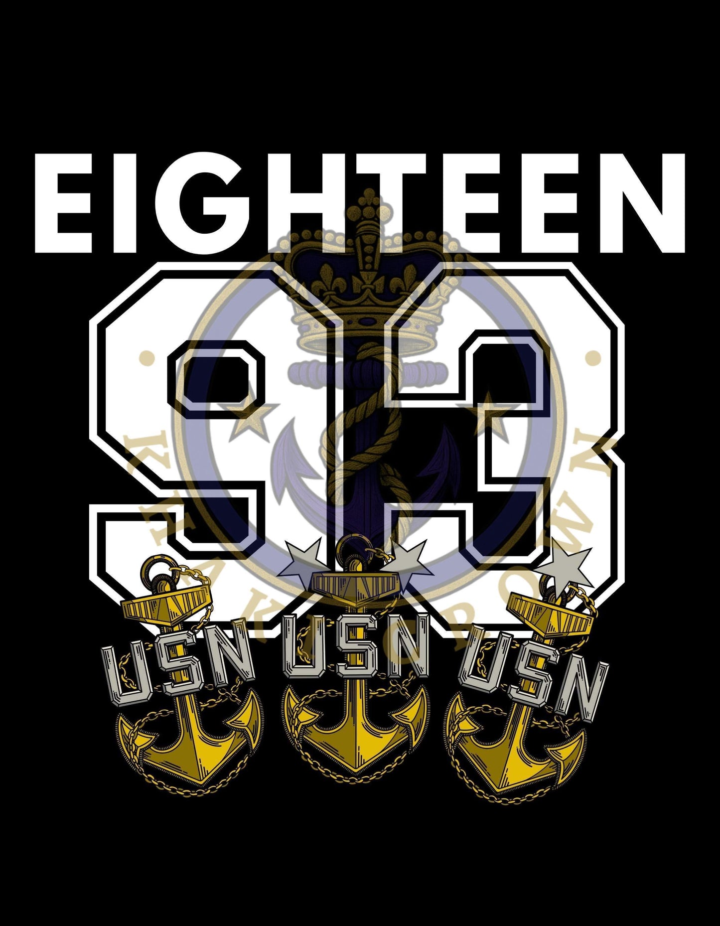 Navy Chief Hoodie/Crewneck EST. 1893