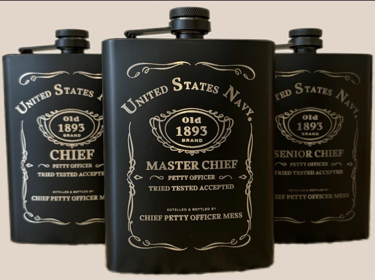 US Navy Chief Flask – 1893 Series | CPO Gift