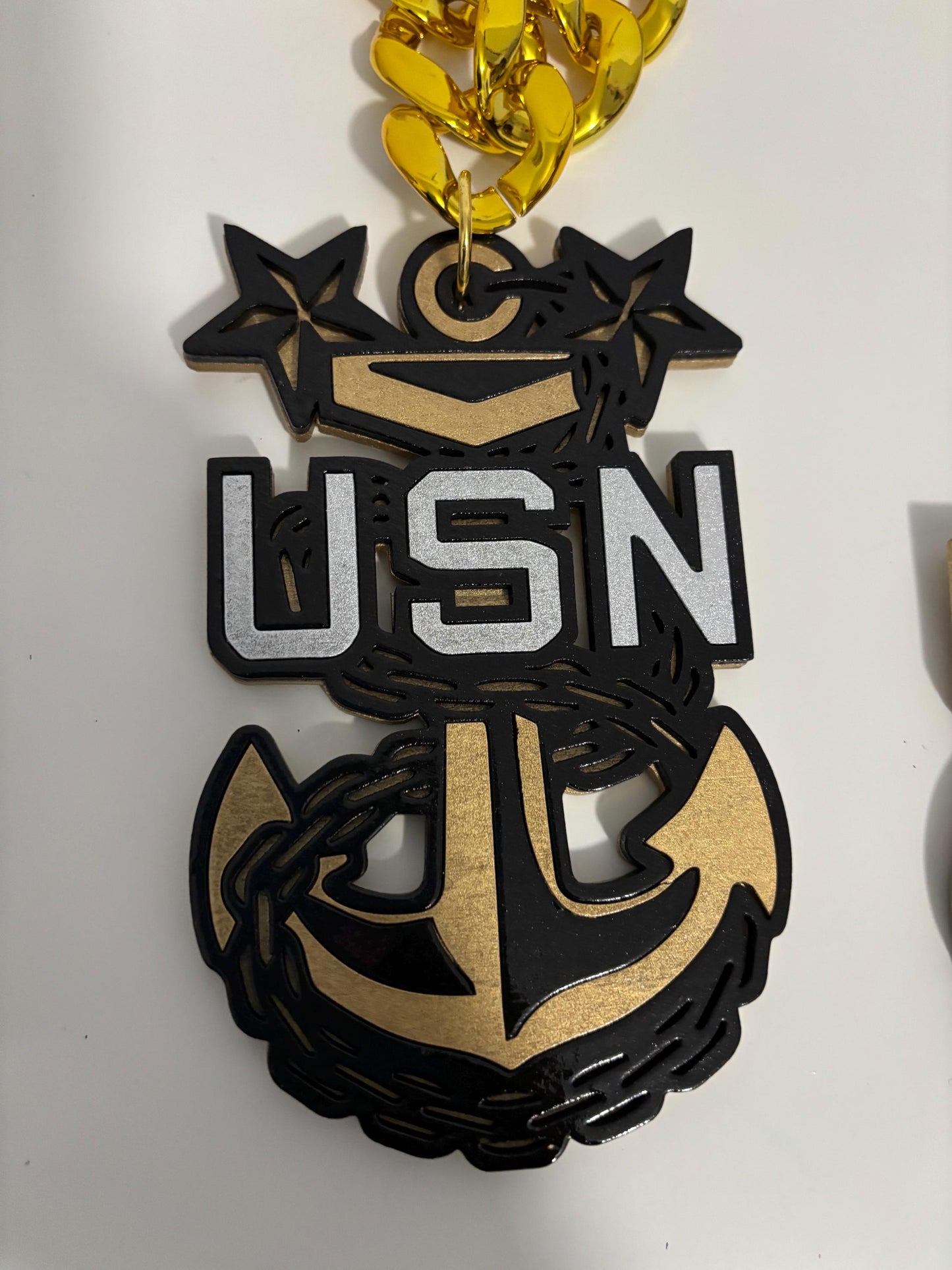 USN Chief Pride Necklace