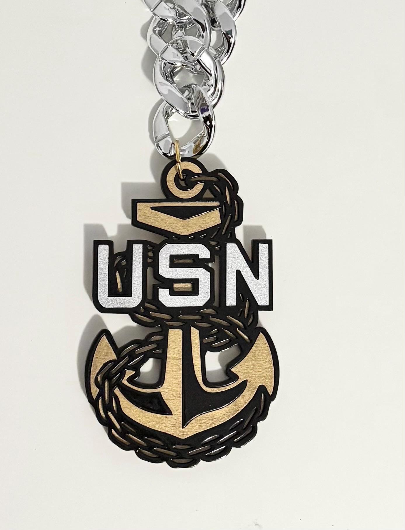 USN Chief Pride Necklace
