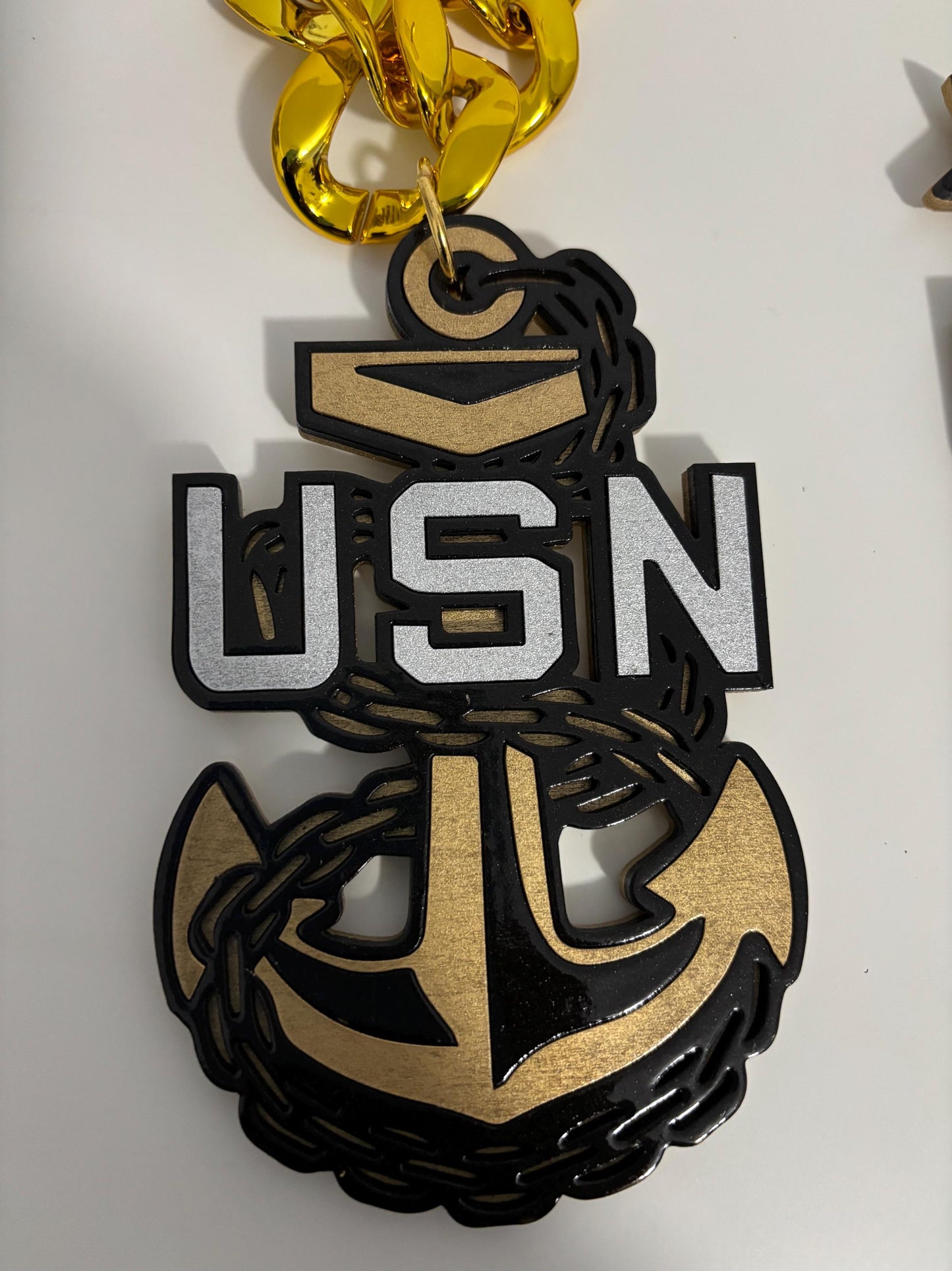 USN Chief Pride Necklace