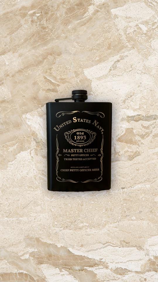 US Navy Chief Flask – 1893 Series | CPO Gift
