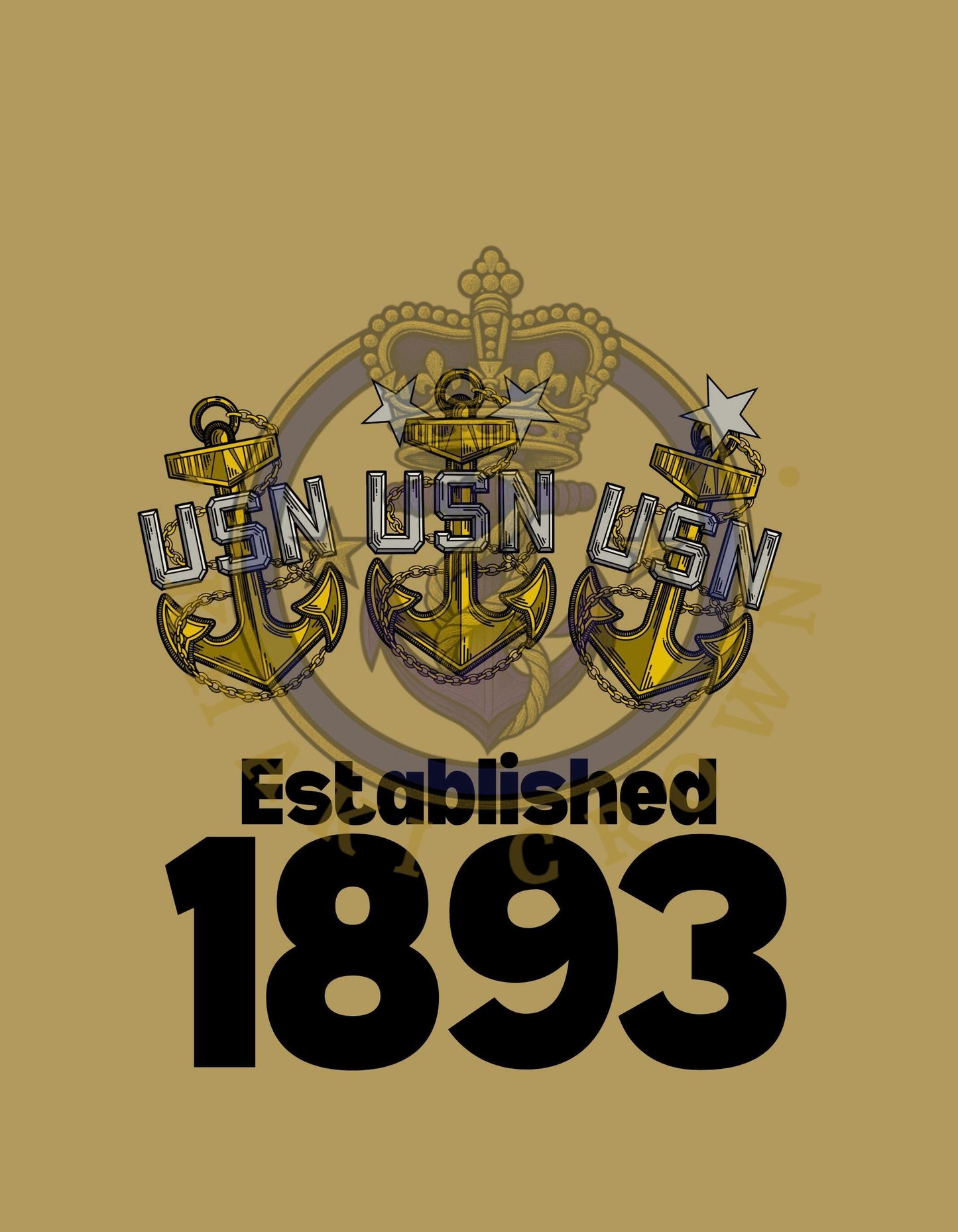 The GOAT Locker T-Shirt | US Navy Chief Pride Tee | Established 1893