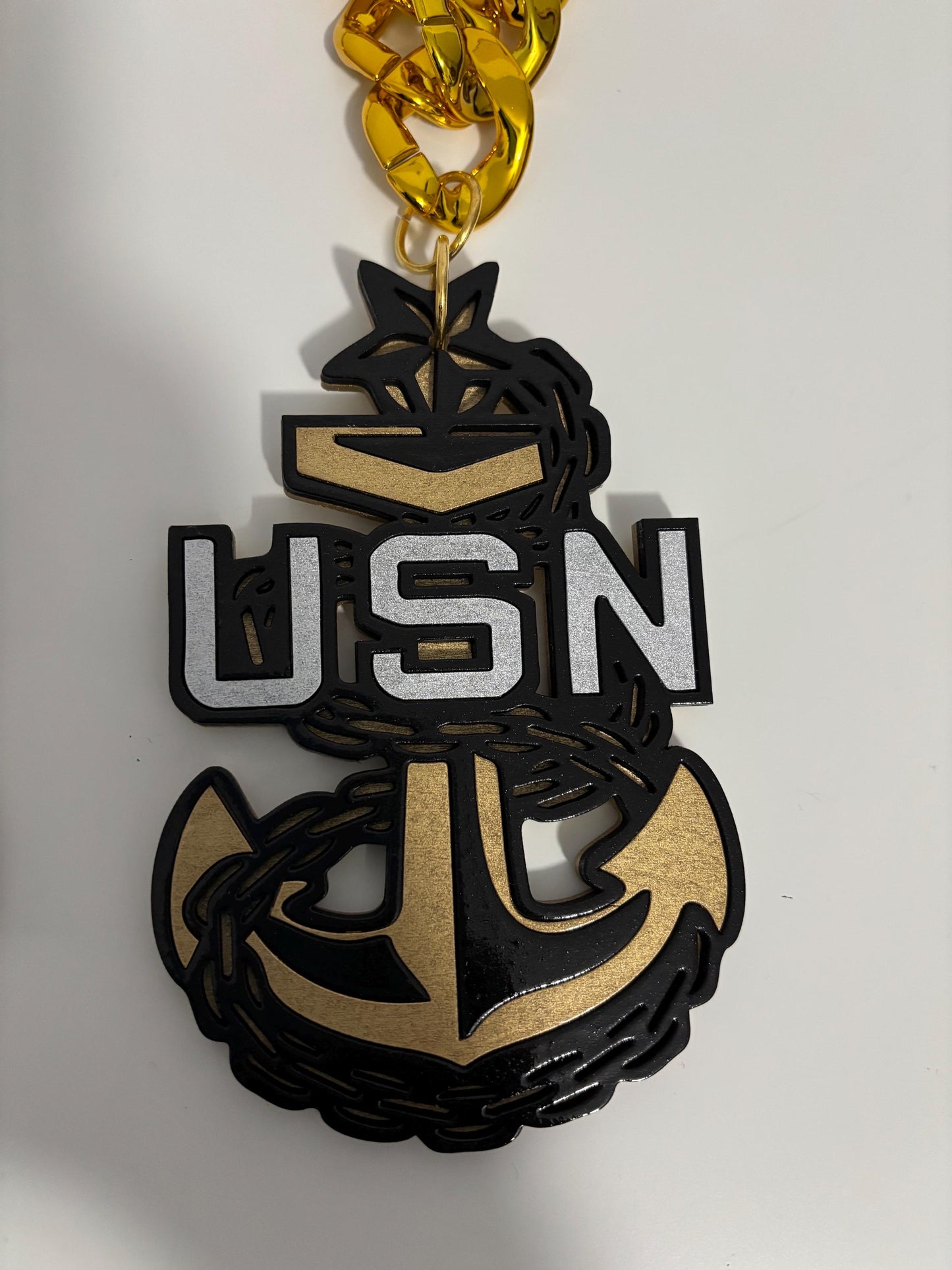 USN Chief Pride Necklace