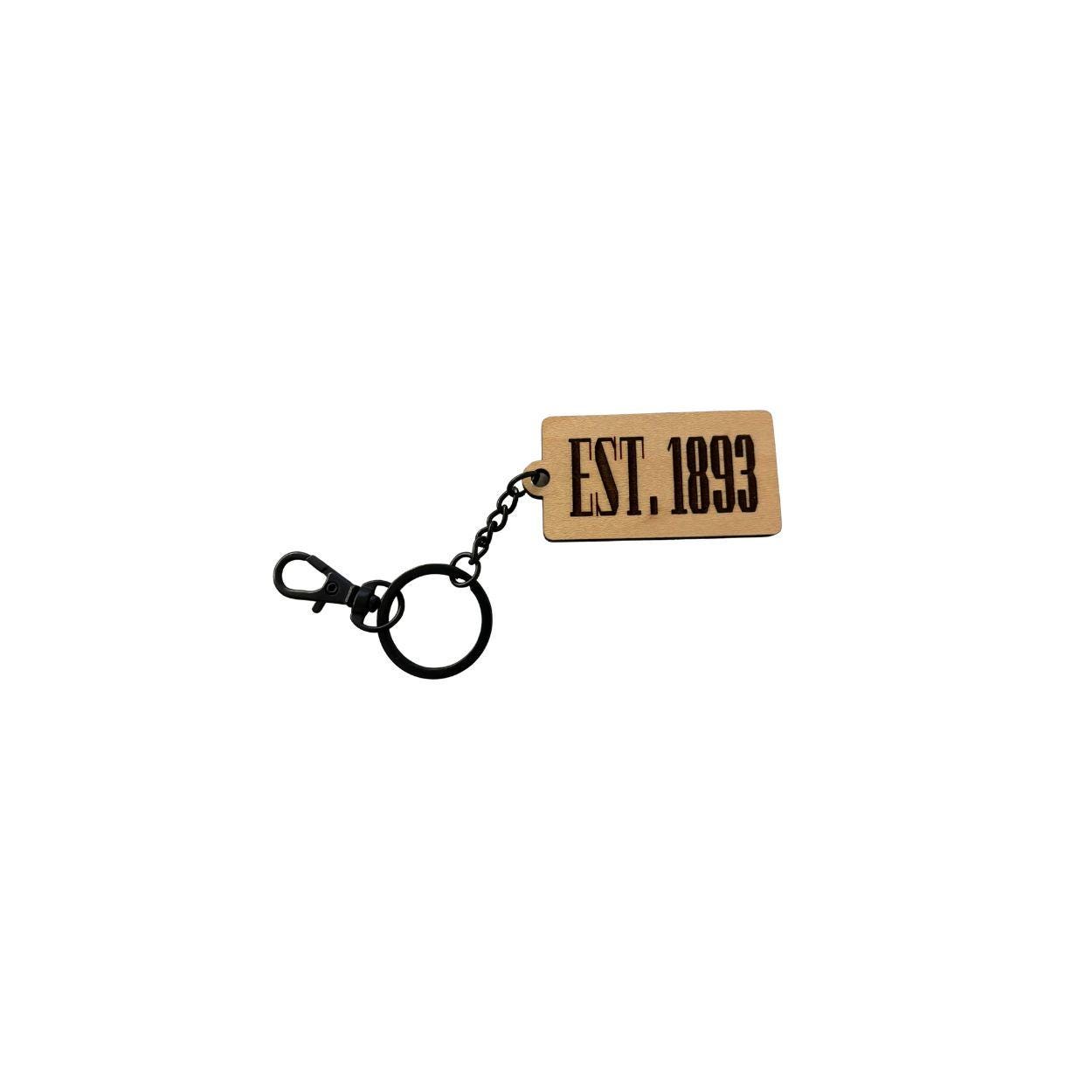 Navy Chief Wooden Keychain – U.S. Navy Goat, Ask the Chief, Est. 1893, Tried Tested Accepted – Military Gift