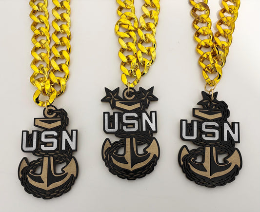 USN Chief Pride Necklace