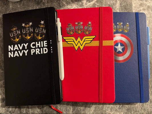 Chief Pride Notebook " Hardcover Lined Notebook